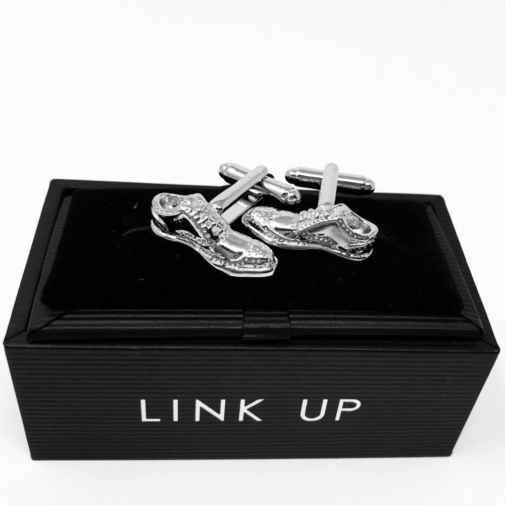 LINK UP ~ Wing Tip Shoes Cuff Links